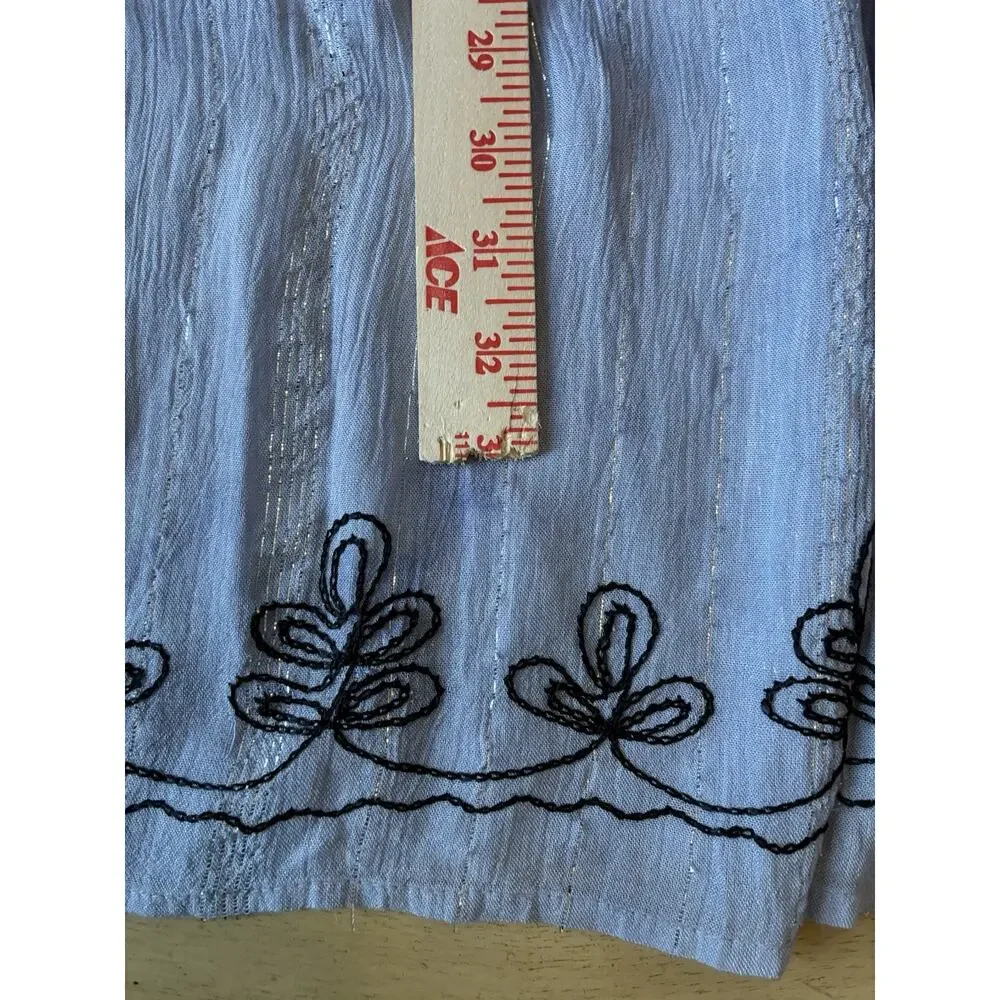 Boho Tie Dye Maxi Skirt Artsy Hippie Festival silver glittery stripes Fairy Med